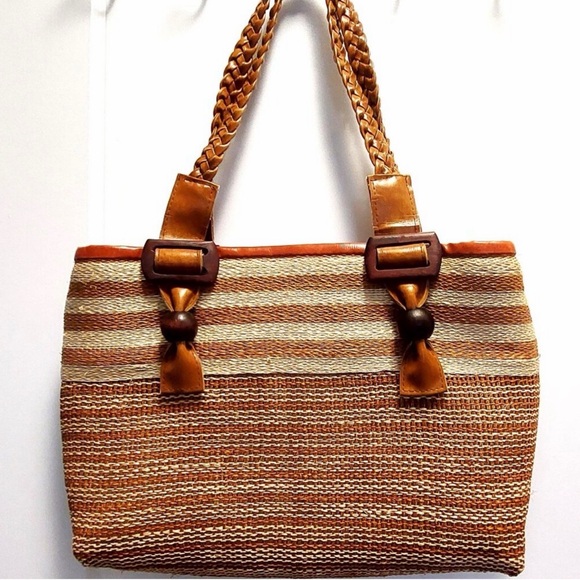 Source Unknown Handbags - Sezane style woven tote